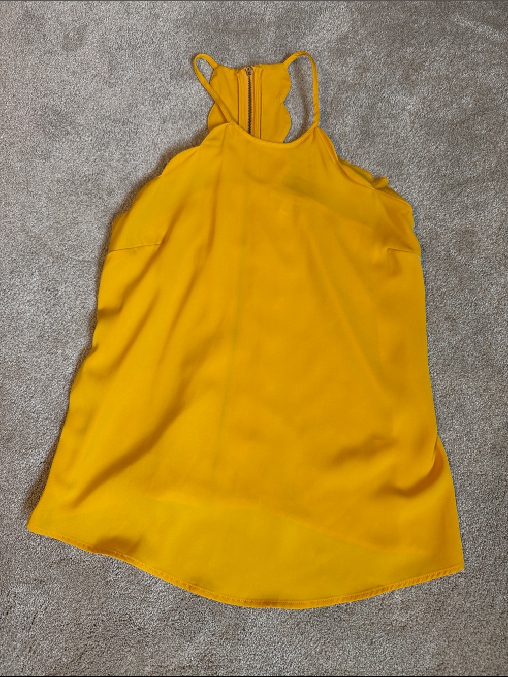 41 Hawthorn Bright Yellow Halter Cami Top